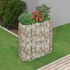 Gabion Raised Bed Galvanized Iron 47.2"x19.7"x39.4"