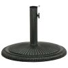 Umbrella Base Green 17.7"x17.7"x11.8" Cast Iron