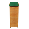 XWT010 WOODENSHED Natural for backyard garden big spire Tool storage 68.50"X 22.83"X 40.35"