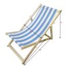 BEACH CHAIR stripe- folding chaise lounge chair