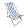 BEACH CHAIR stripe- folding chaise lounge chair