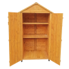 XWT010 WOODENSHED Natural for backyard garden big spire Tool storage 68.50"X 22.83"X 40.35"