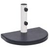 Umbrella Base Black 15.7"x11"x1.6" Granite