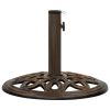 Umbrella Base Bronze 15.7"x15.7"x12.6" Cast Iron