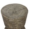 14.6 Inch x 17 Inch Height Faux Woodgrain Accent Table