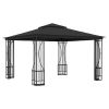 Gazebo with Nets 9.8'x9.8'x8.7' Anthracite