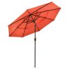 10Ft 3-Tiers Patio Umbrella Orange