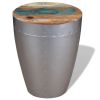 Aviator Stool Solid Reclaimed Wood