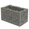 Gabion Raised Bed Galvanized Steel 35.4"x19.7"x19.7"