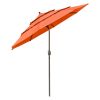 10Ft 3-Tiers Patio Umbrella Orange