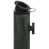 Umbrella Base Green 17.7"x17.7"x11.8" Cast Iron