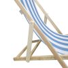 BEACH CHAIR stripe- folding chaise lounge chair