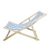 BEACH CHAIR stripe- folding chaise lounge chair