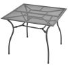 5 Piece Patio Dining Set with Folding Chairs Steel Anthracite