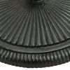 Umbrella Base Green 17.7"x17.7"x11.8" Cast Iron