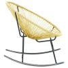 Outdoor Acapulco Chair Poly Rattan Beige