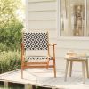 Patio Chairs 2 pcs Solid Acacia Wood