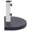 Umbrella Base Black 15.7"x11"x1.6" Granite