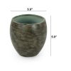 Smart Self-watering Round Planter Pot for Indoor and Outdoor - Gray Wash