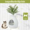 Smart Plant Cat Litter Box with Electronic Odor Removal and Sterilization