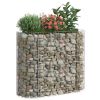 Gabion Raised Bed Galvanized Iron 47.2"x19.7"x39.4"