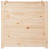 Garden Planters 2 pcs 23.6"x23.6"x23.6" Solid Wood Pine