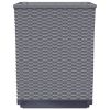 Planters 2 pcs Dark Gray 11.8"x11.8"x14.6" Polypropylene