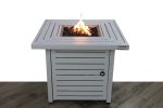 25" H x 30" W Steel Propane/Natural Gas Fire Pit Table