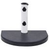 Umbrella Base Black 15.7"x11"x1.6" Granite