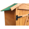 XWT010 WOODENSHED Natural for backyard garden big spire Tool storage 68.50"X 22.83"X 40.35"