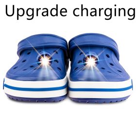 Spot Hiking Camping Essential Bean Shoe Lamp (Option: Blue Upgrade charging-1PCS)