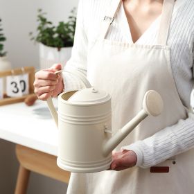 Long Nozzle Watering Can With Sprinkler Head (Color: White)