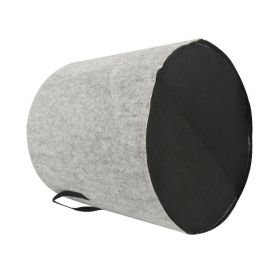 Portable Grow Bag Fabric Plant Bag with Handles - 3, 5, 7, 10, 15 or 20 Gallons (Color: Gray)