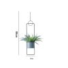 Metal Flower Pot Hanging Plant Holder Indoor Outdoor Home Decoration