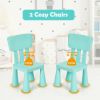 3 Pieces Multi Activity Kids Play Table and Chair Set